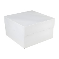 Quadratische Tortenbox 30 x 30 x 15 cm - 25 Stück