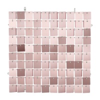 Metallischer Deko-Vorhang 30 x 30 cm - 1 Stück