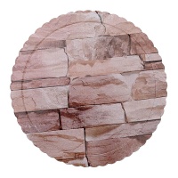 Tortenboden 30 x 30 x 0,3 cm rund im Design - 1 Stück