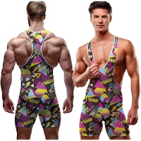 80er Retro-Einteiler für Erwachsene