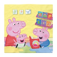 Peppa Pig-Servietten, 16,5 x 16,5 cm - 16 Stück