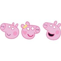 Peppa Pig Kindermasken - 6 Stück