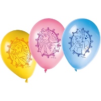 Disney Prinzessin Latex Ballons - Procos - 8 Stück.