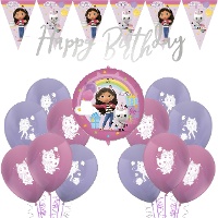 Partydeko-Set 'Gabby's Dollhouse' - 19-teilig