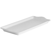 Rechteckige Porzellanschale - Vessia - 34,5 x 14,5 cm - 4 Stück