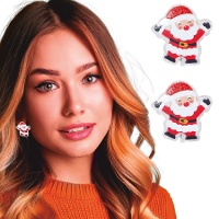 Rote Weihnachtsmann-Ohrringe - 1 Paar