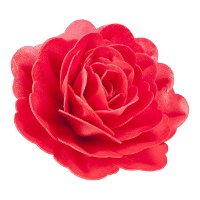 Riesige Rosenwaffel 12,5 cm - Dekora - 1 Stück