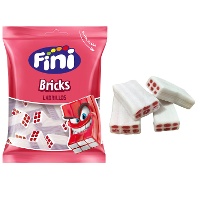 Nataschaum- und Erdbeerziegel - Fini Bricks - 90 gr