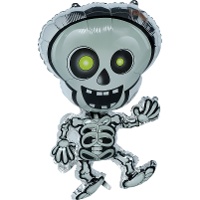 Halloween-Skelettballon, 60 cm