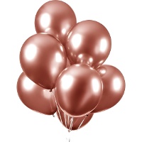 30 cm verchromte, biologisch abbaubare Latexballons - Nordic Balloons - 10 Stück.
