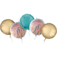 Ballonstrauß Make a wish - 5 Stück