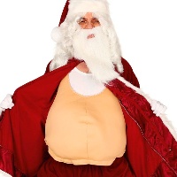 Weihnachtsmann falscher Stoffbauch