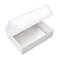 Weiße Keksbox, 17,5 x 11,5 x 4,7 cm
