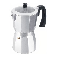 Italienische Espressokanne für 9 Tassen mit transparentem Deckel - Kinvara