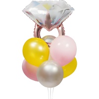 Mini-Verlobungsring-Strauß - 8 Stück