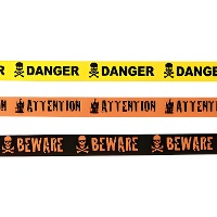 Danger Zone Bänder - 3 Stück