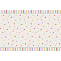 Konfetti-Tischdecke 120 x 180 cm