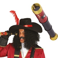 Goldenes Piratenfernrohr - 30 cm