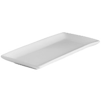 Rechteckige Porzellanschale - Vessia - 36 x 15,5 cm - 4 Stück