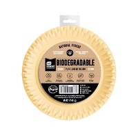 Teller aus Metallic-Karton, 18 cm - 12 Stück.