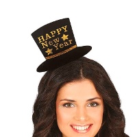 Happy New Year Hut Stirnband