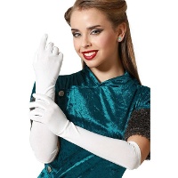 Lange farbige Handschuhe