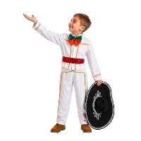 Weiß Mariachi Kostüm für Kinder