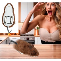 Realistische Aufzieh-Ratte für Streiche