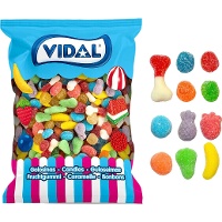 Gemischte Tüte mit Weingummi mit Zucker - Vidal - 1 kg