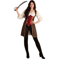 Luxuriöses Piratenkostüm für Frauen