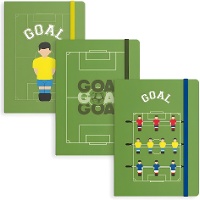 Fußball-Notizbuch 19 x 13 x 1,5 cm