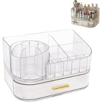 Make-up-Organizer mit Schublade und Trennwänden 28,5 x 18,5 x 17,8 cm