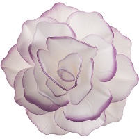 Riesige 12,5 cm große Rosenoblaten mit Rand - Dekora - 1 Stück