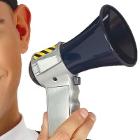 Polizeihupe mit Sound - 1 Stk.